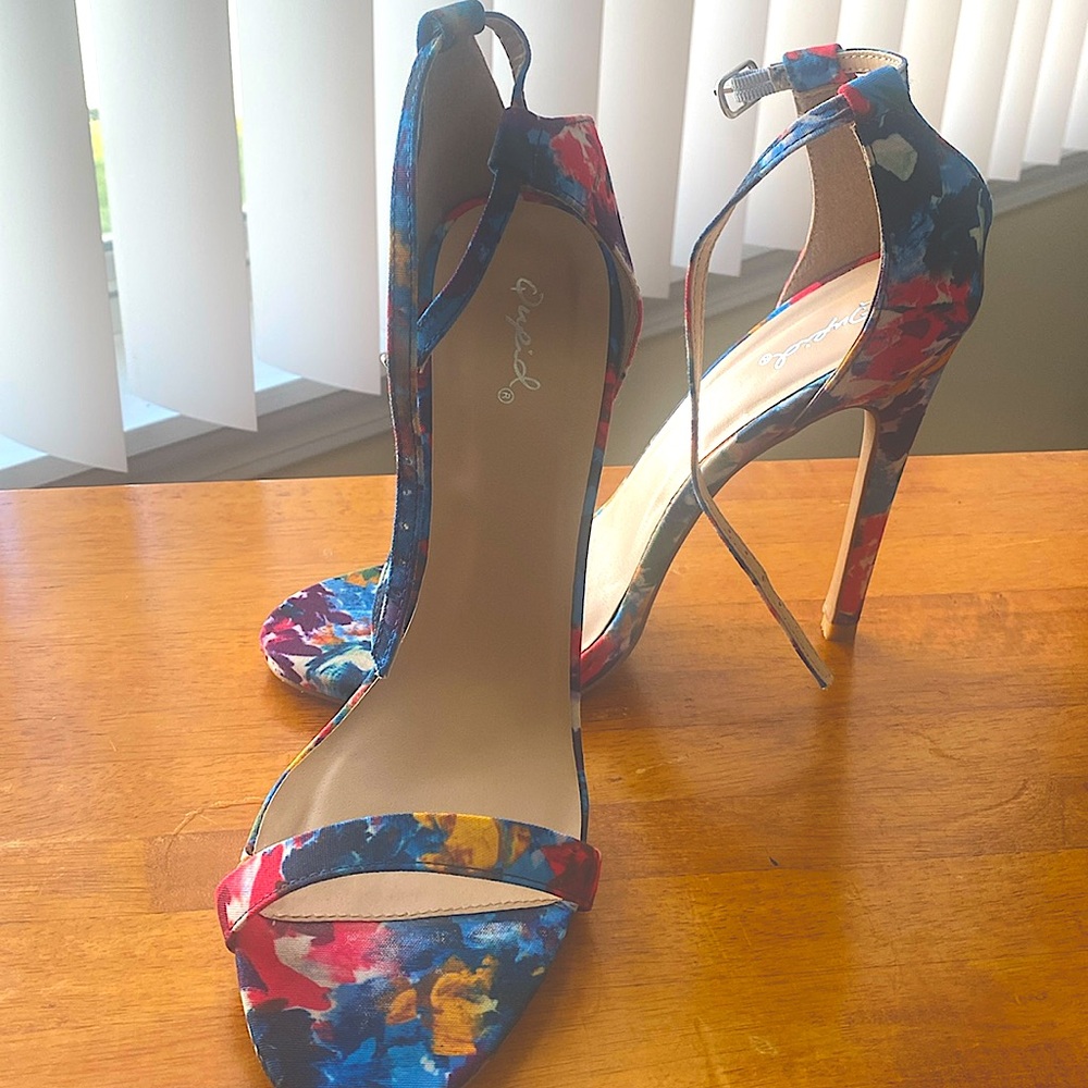 Open-Toe, multi-color, High Heel